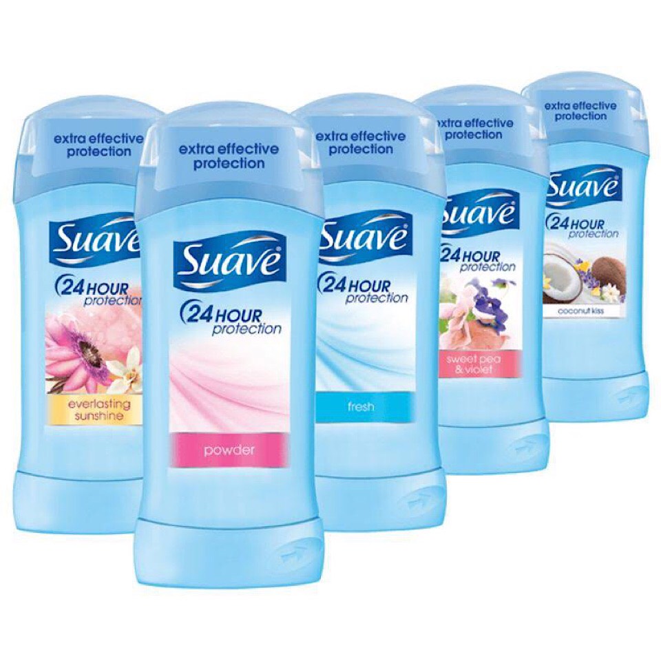 Sáp Lăn Khử Mùi Nữ Suave 24 Hour Protection Invisible Solid